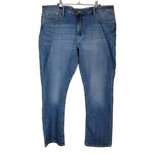 Lee NWT Womens Mid Rise Straight Leg Jeans Stretch Denim Regular Fit 20 Medium